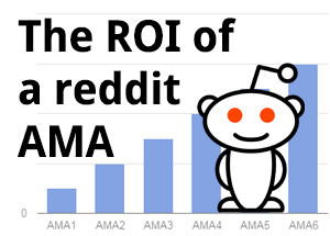 The ROI of a reddit AMA