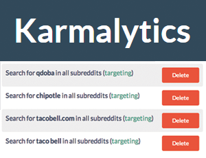 How to monitor reddit with Karmalytics