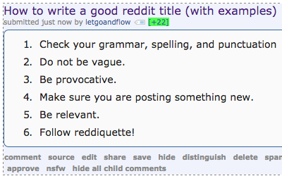 How to Write a Good reddit Title (with examples)
