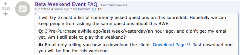 This user took the time to answer frequently asked questions about an upcoming event relevant to the community. No one asked them to create this post, but they did and it was highly upvoted.