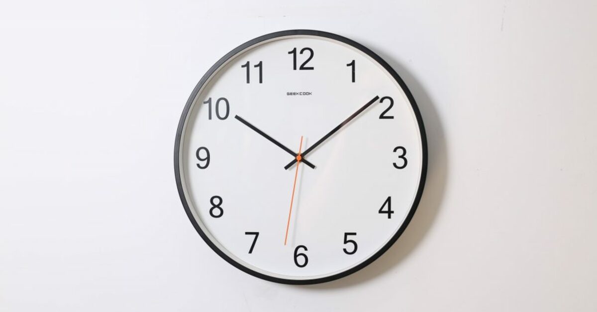 Large wall clock