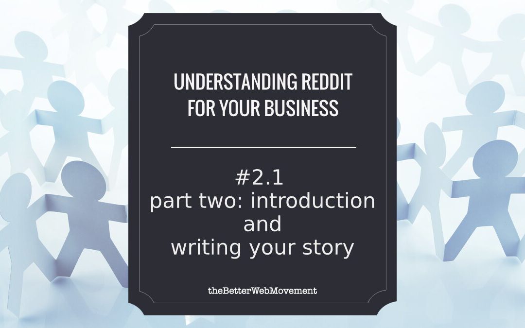 The Introduction and Writing Your Story