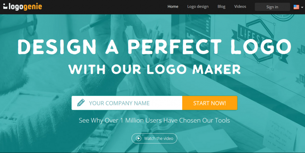 Logogenie homepage