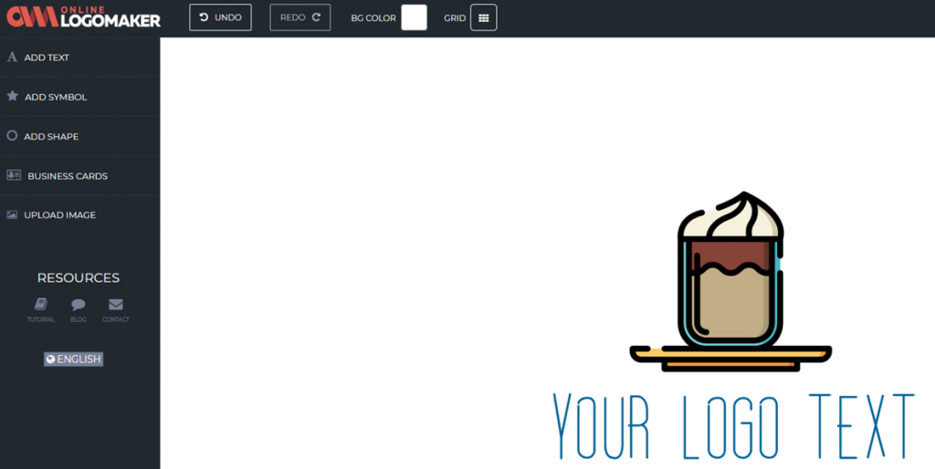 Online Logo Maker editor