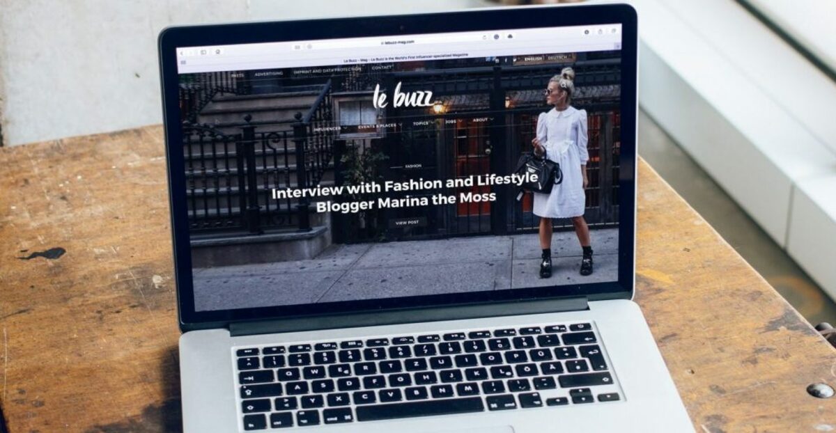 Image of website le buzz