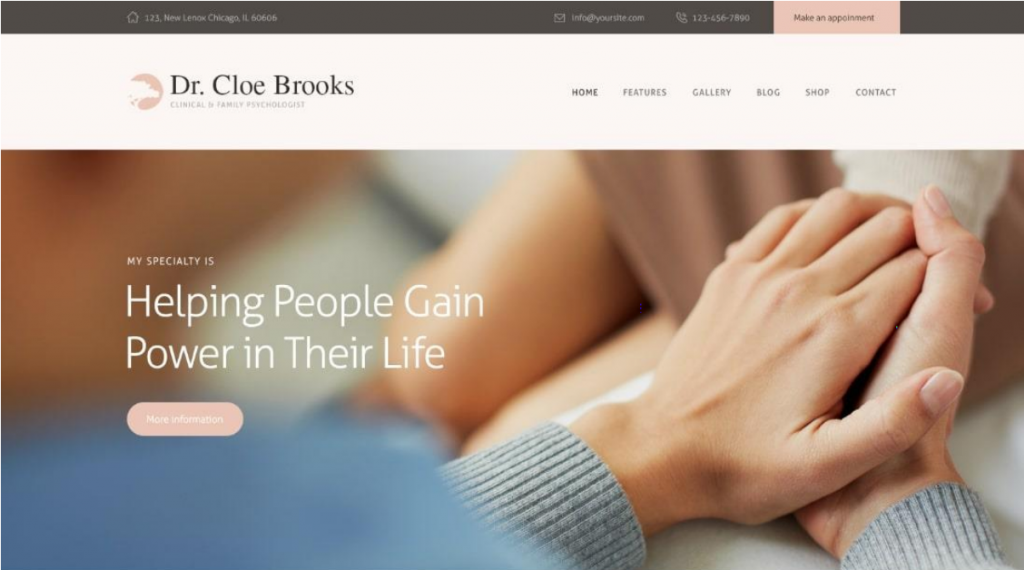 Cloe Brooks website