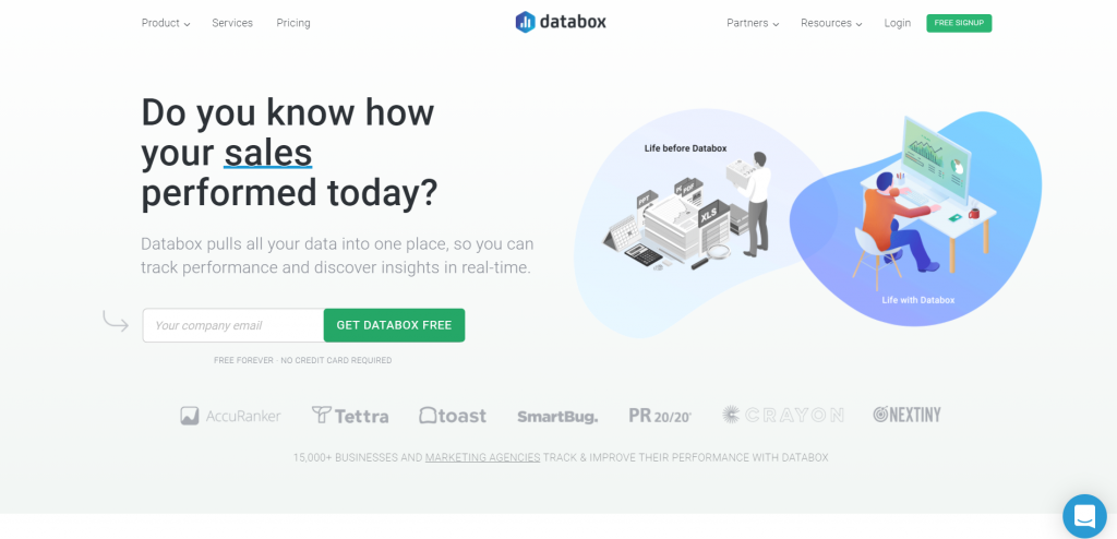 DataBox homepage