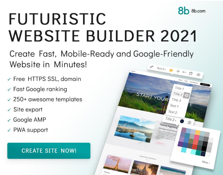 Eightb Website Builder website
