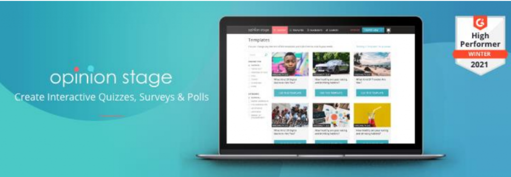 Opinion Stage Polls website