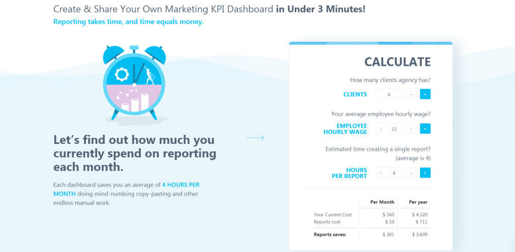 Reportz calculator