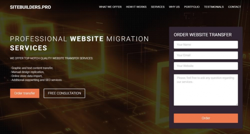 SiteBuildersPro website