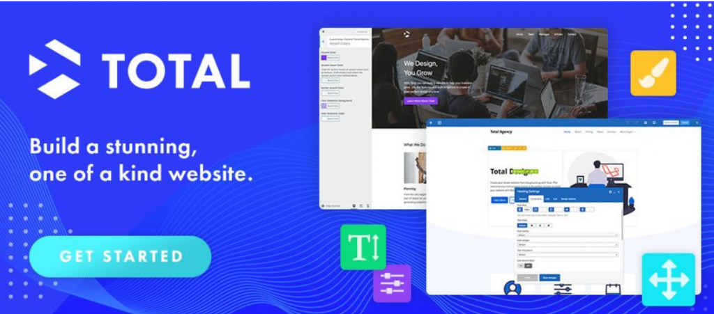 Total WordPress Theme website