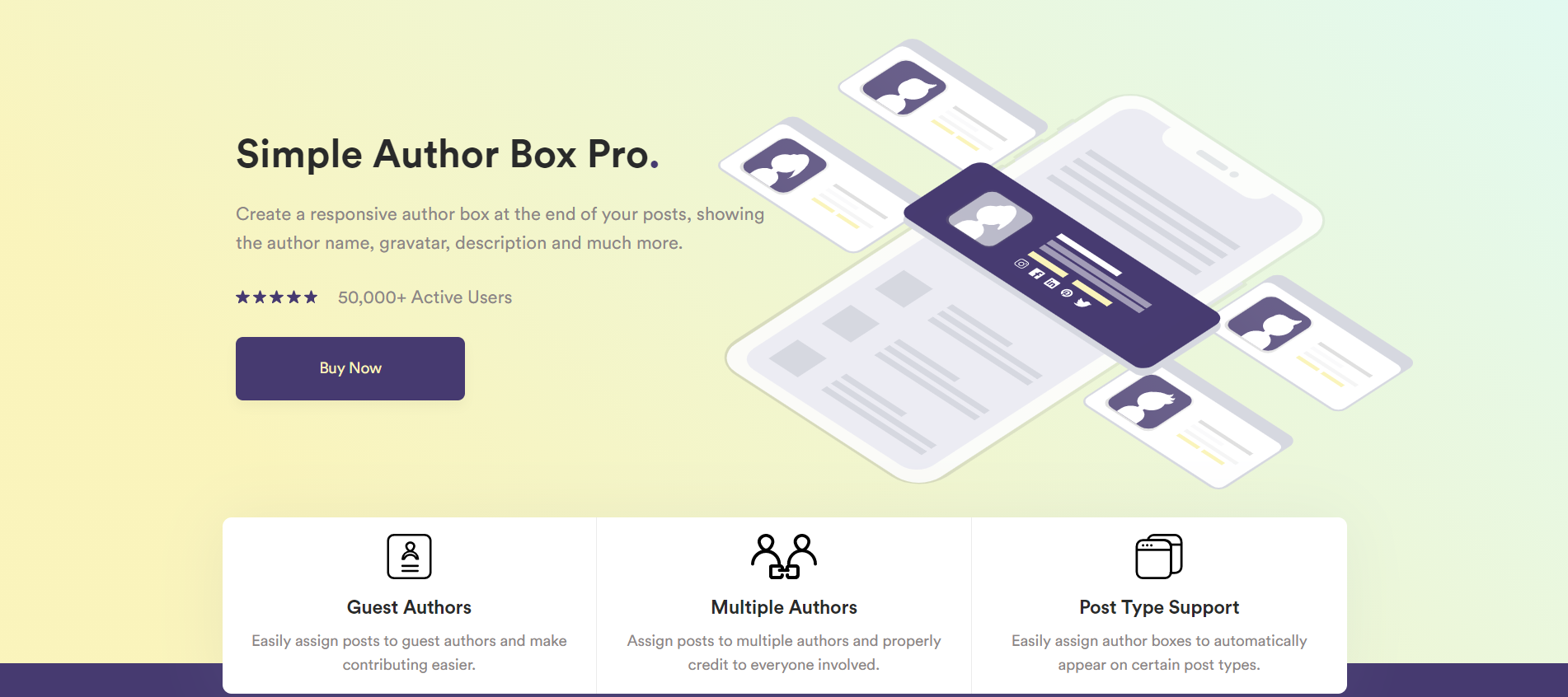 Simple Author Box homepage