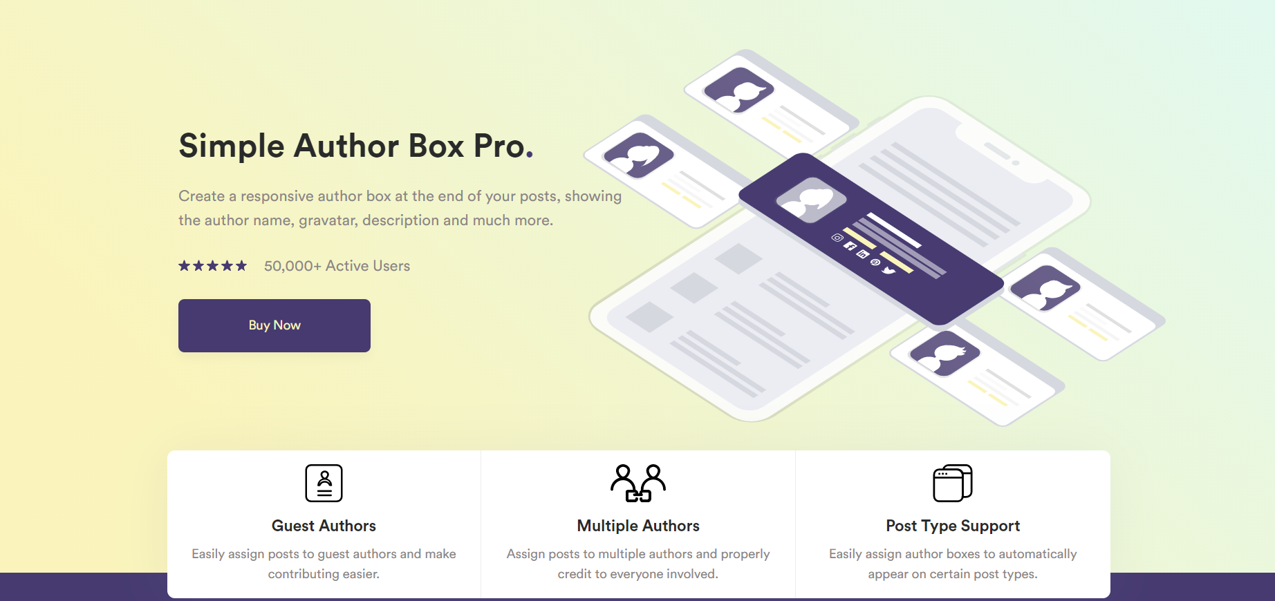 Simple Author Box homepage