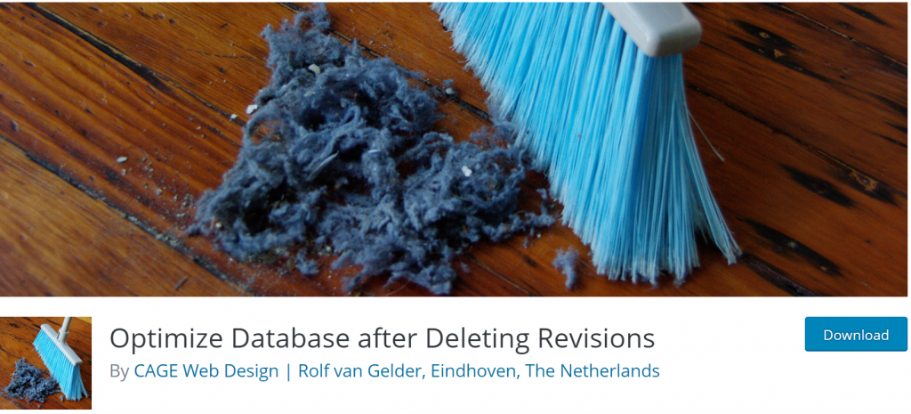 Optimize Database after Deleting Revisions 