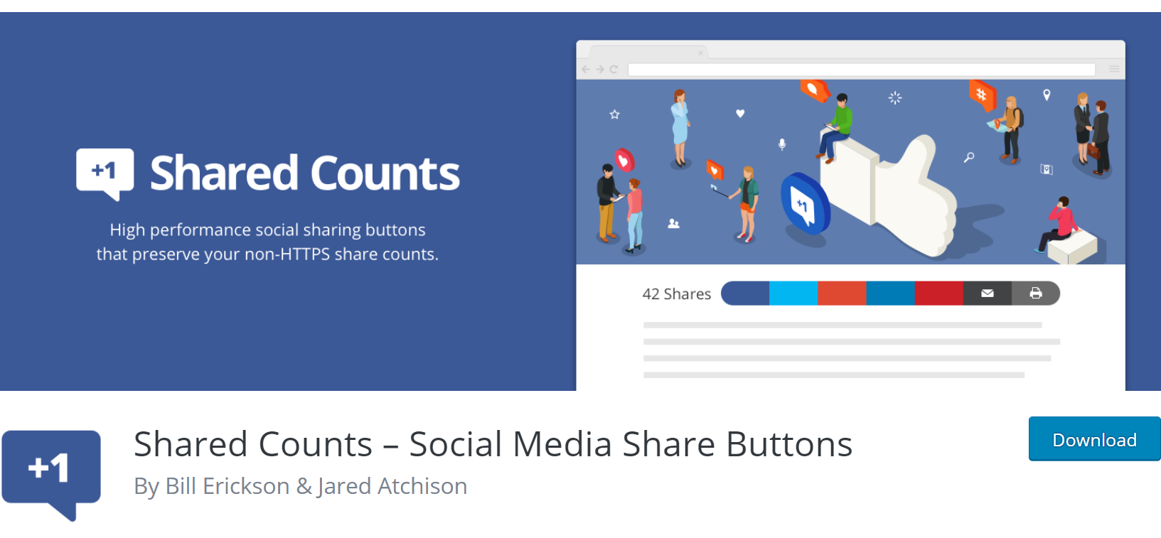 Shared Counts banner