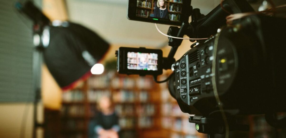 A snap shot of our Sony FS7 cinema camera system from our film set, while producing a documentary series for the Holocaust Center for Humanities. Here we are interviewing a local high school about their experience with some of the Center’s teaching materials.