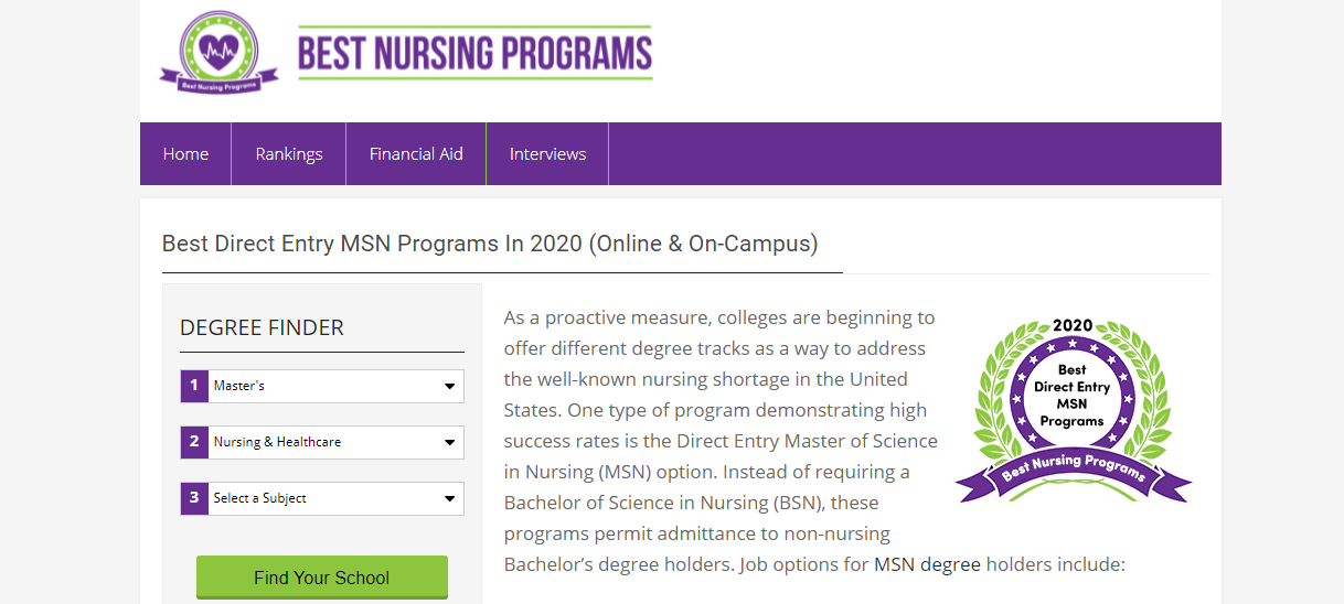 Best nursing program