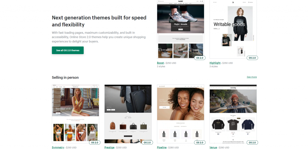 Shopify themes