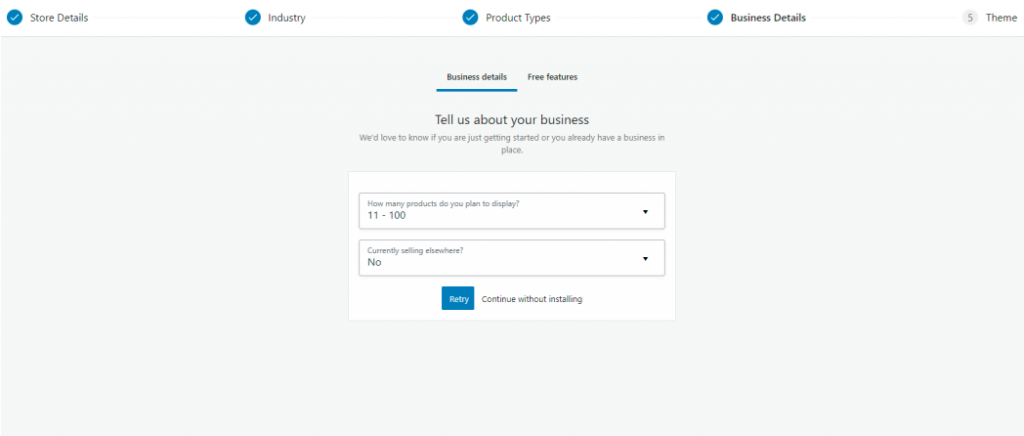 WooCommerce details