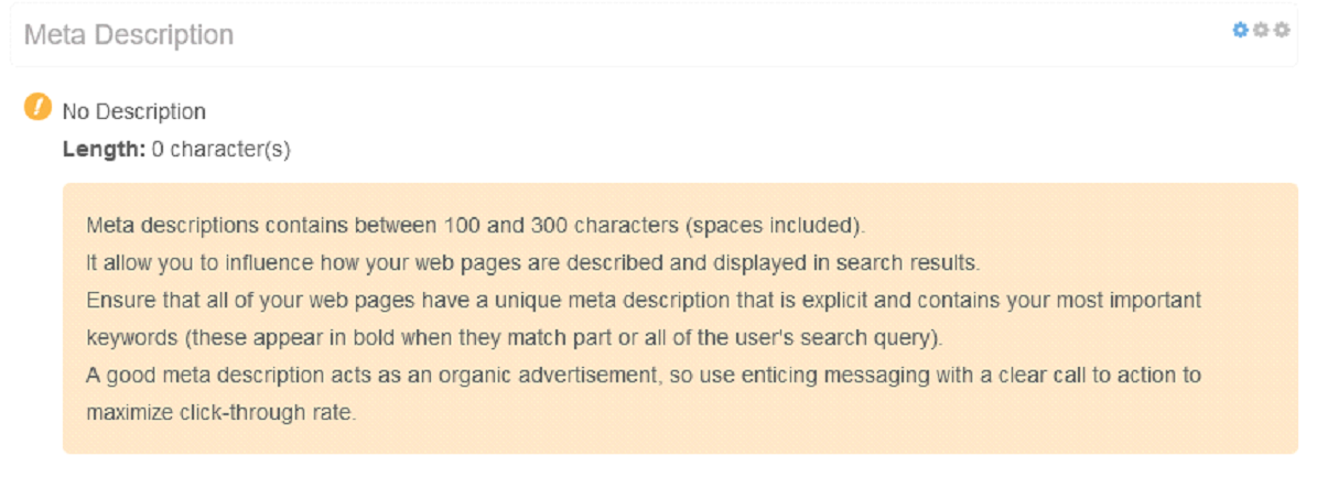 Meta Description TBWM