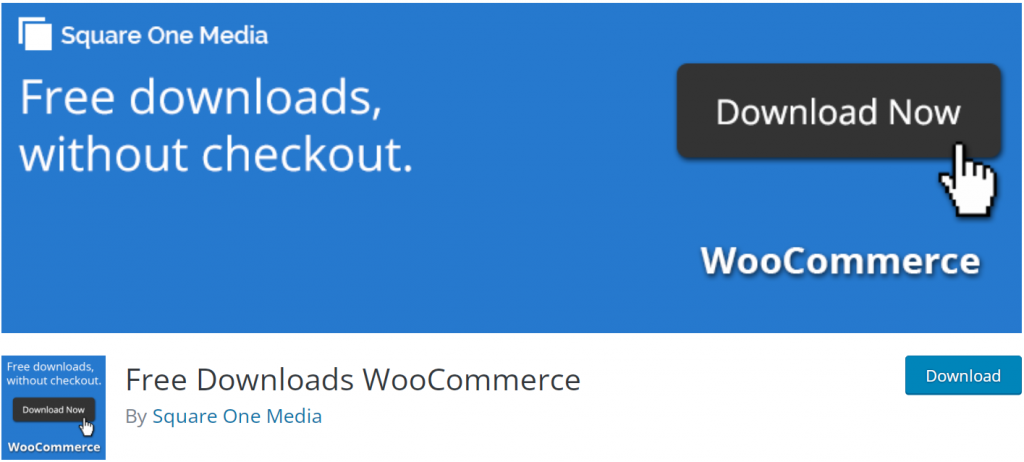 Free Downloads WooCommerce banner