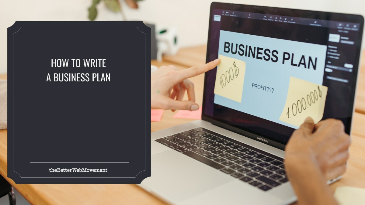 write a business plan in one day