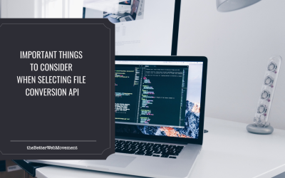 Important Things to Consider When Selecting File Conversion API